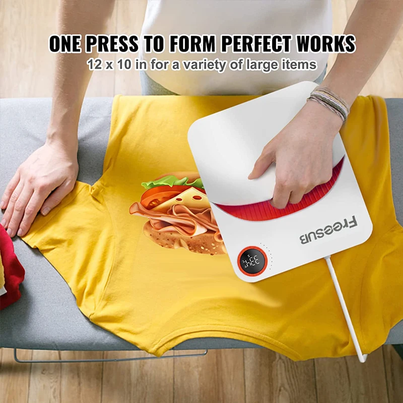 Freesub 9 X 9 portable hand easy press machine t-shirt heat press machine for tshirts F0909