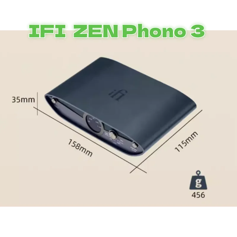 

IFi ZEN Phono 3 MM&MC Desktop Balanced Vocal Head Amplifier Black Glue Low Frequency Filter Original Genuine Product