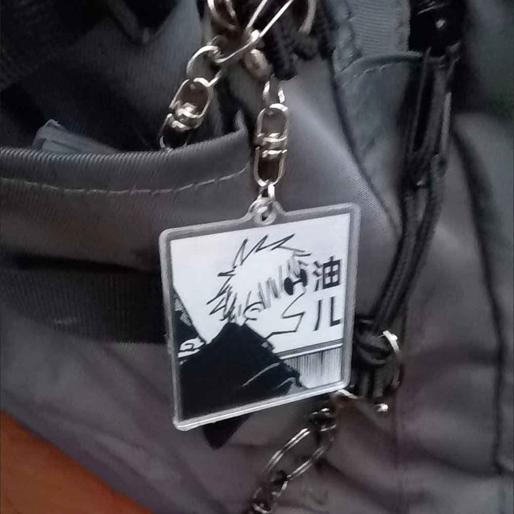 Anime Satoru Gojo Geto Suguru Schlüsselanhänger Niedliche Tasche Rucksack Anhänger Acryl Paar Schlüsselanhänger Zubehör ﻿ – Detail 7