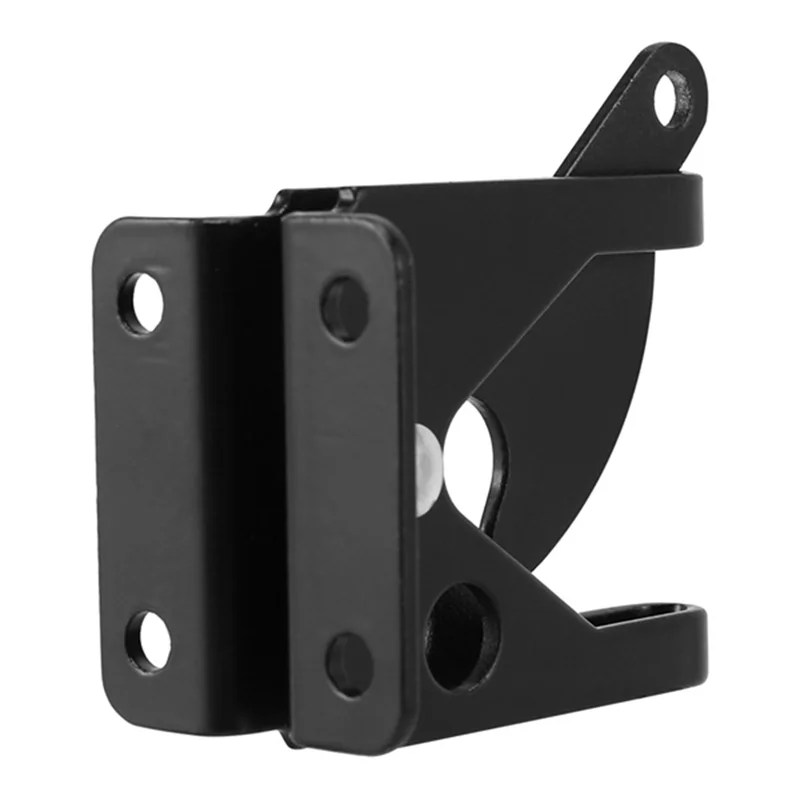 【RECOMENDAR】Self Locking Gate Latch 2PCS Steel Black Automatic Heavy Force Duty Lever Fence Door Latch For Wood Gates