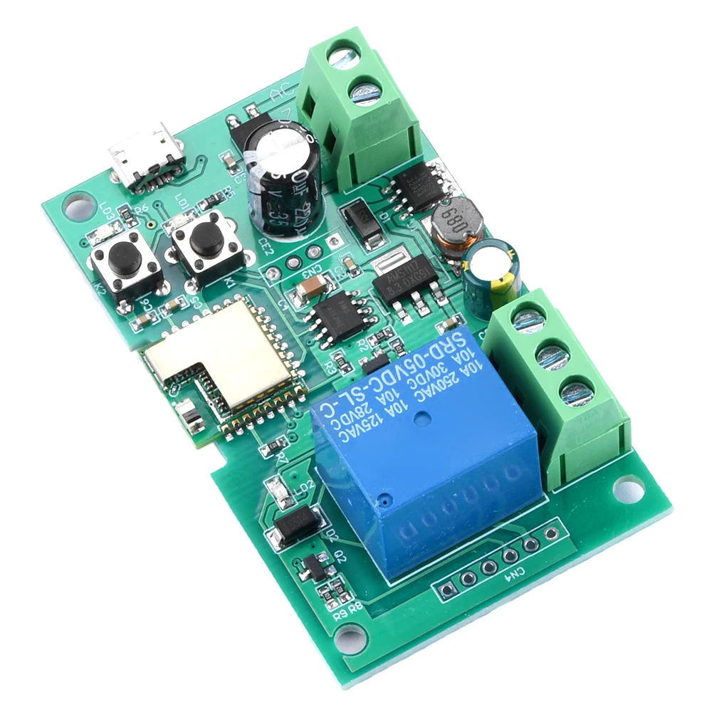 WLAN-Funk-Schaltrelaismodul für Smart Home 5V/DC7-32V Anwendbar für Zugangskontrolle, PC-Einschaltung, Garagentor – Detail 6