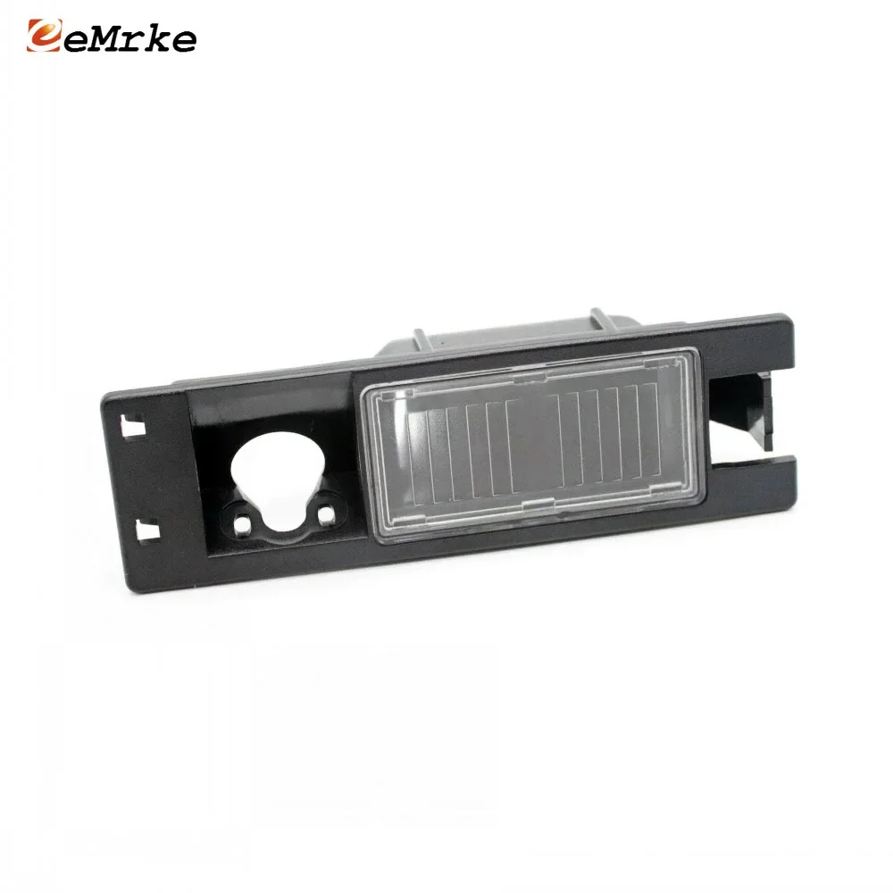 EEMRKE Car Camera Bracket Black Color License Plate Lights Housing for Fiat Marea Multipla Punto 500L Doblo Croma Tipo 365