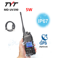 TYT MD-UV390 5-Watt GPS (Optional) Dual Band VHF/UHF Digital Walkie Talkie IP67 Waterproof DMR Radio