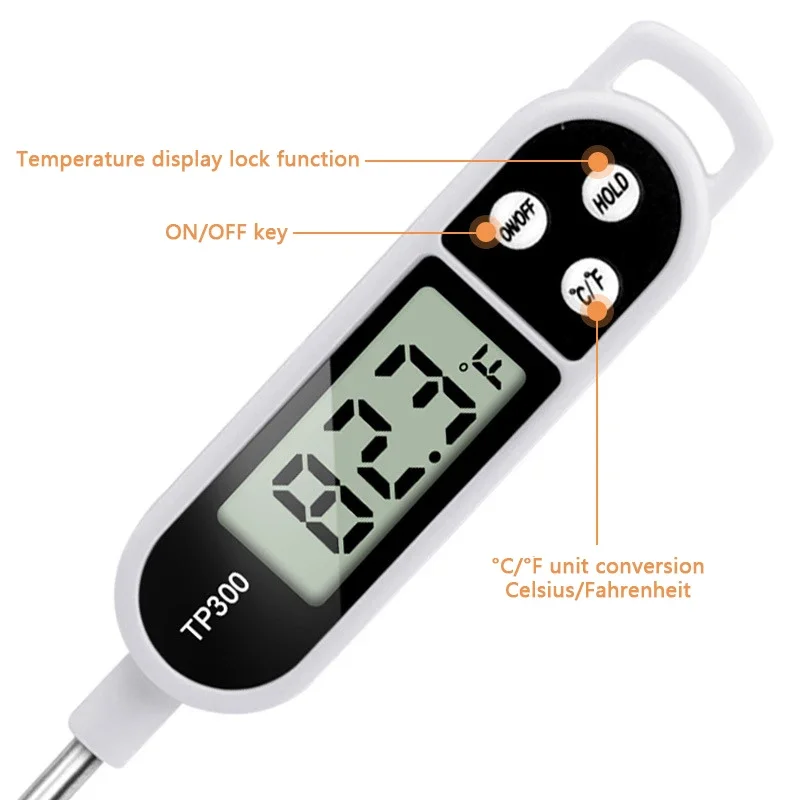 Food Thermometer TP300 Digital Kitchen Thermometer For Meat Cooking Food Probe BBQ Electronic Oven Kitchen Tools