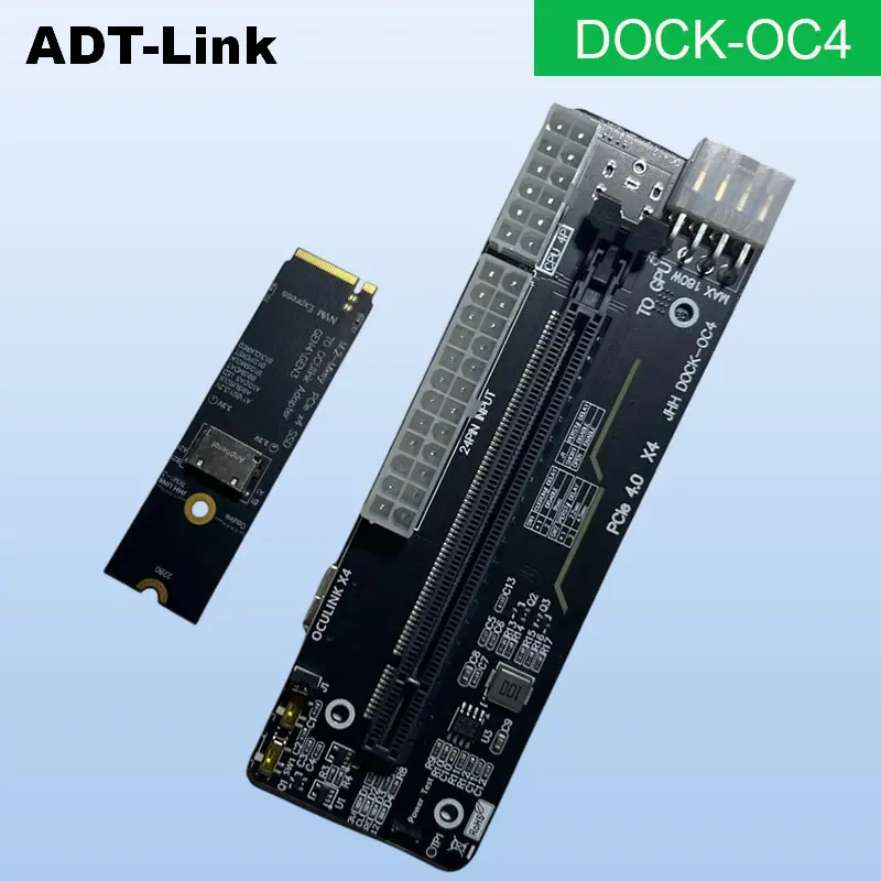

ADT-Link Oculink External Graphics Dock PCIE 4.0X4 Laptop GDP Handheld External Expansion Dock