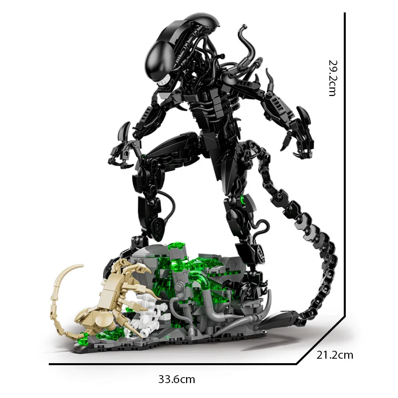 Creatieve MOC Alien Monster Bouwstenen Bricks Set DIY Alien Figuren Assembly Model Kit Speelgoed Voor Kinderen Volwassen Jongens Geschenken
