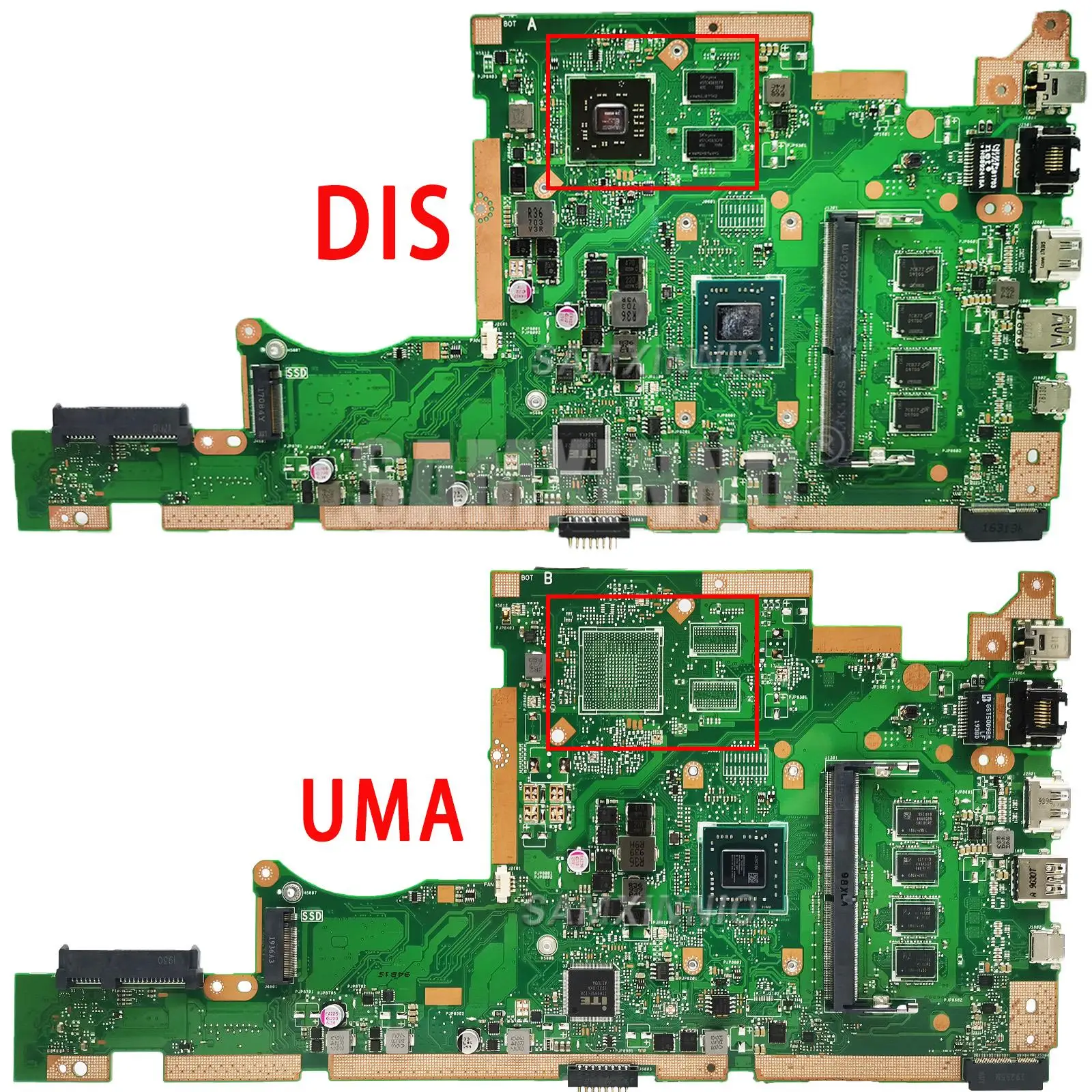 X505BP Laptop Motherboard For Asus X505BP K505B X505B V505B A580B S505B Notebook Mainboard E2 A4 A6 A9 CPU 4G 8G RAM UMA/PM