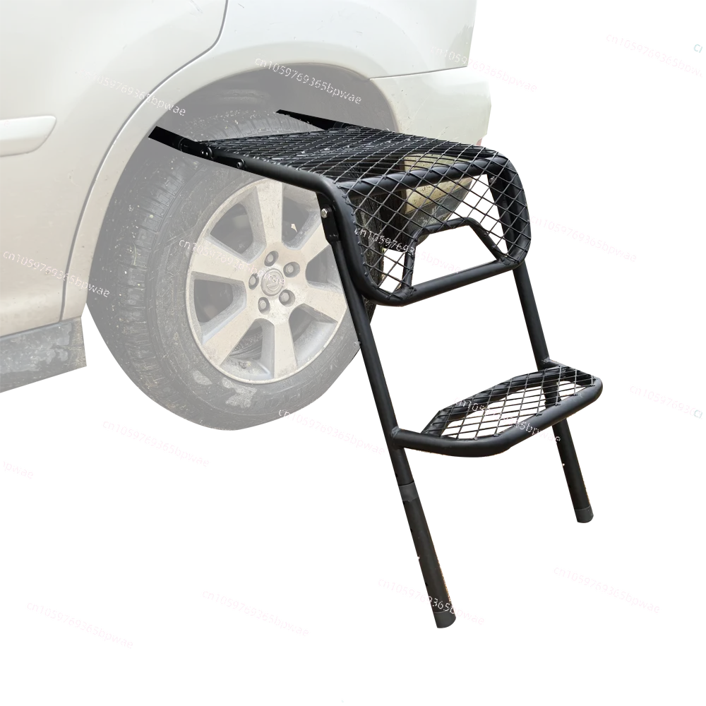 ladder-manganese-steel-folding-telescopic-tire-table-camping-outdoor-ladder-tire