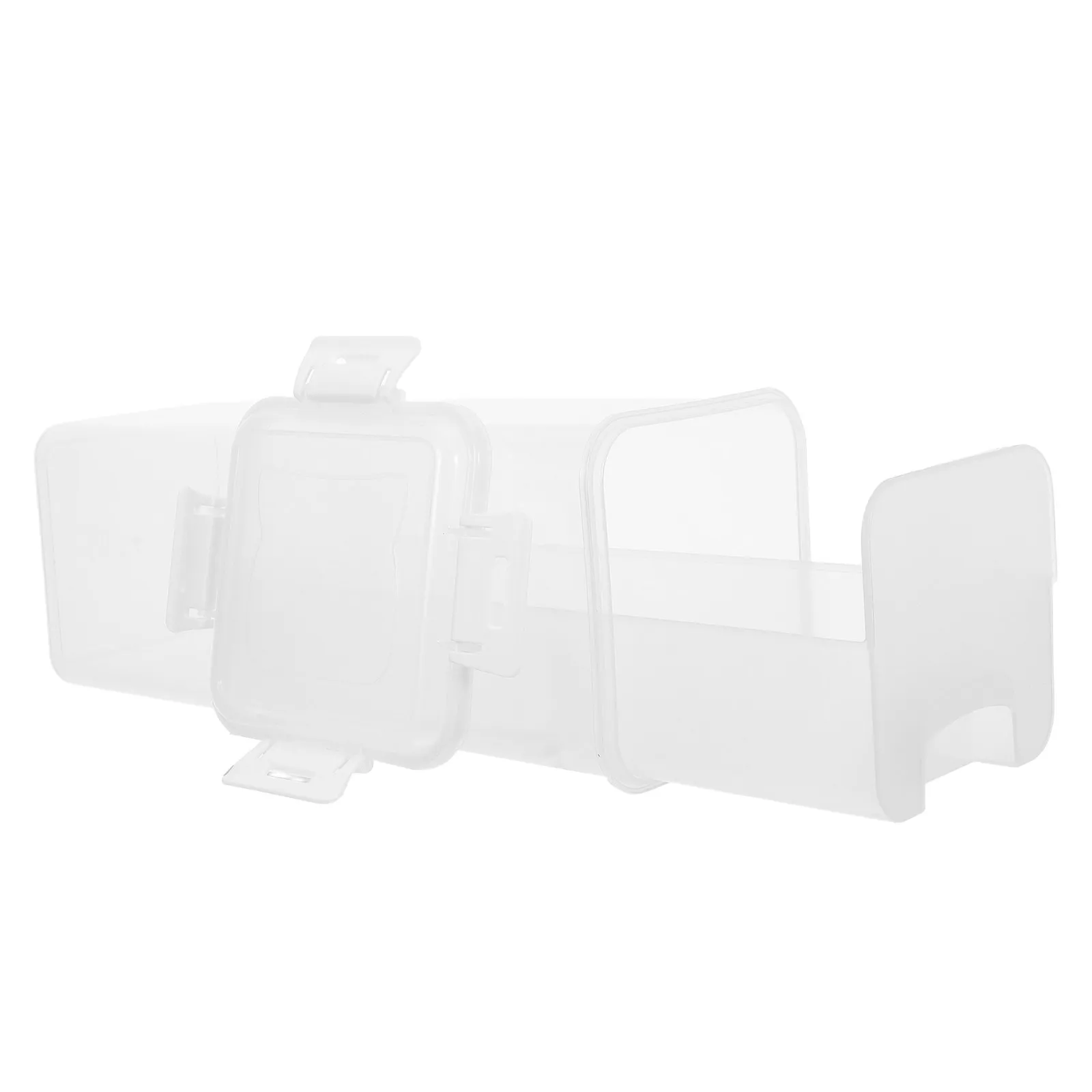 Plastic Bread Storage Container Airtight Lid Clear Toast Keeper Bin Tray Kitchen Pantry Organization Homemade Loaf Storage