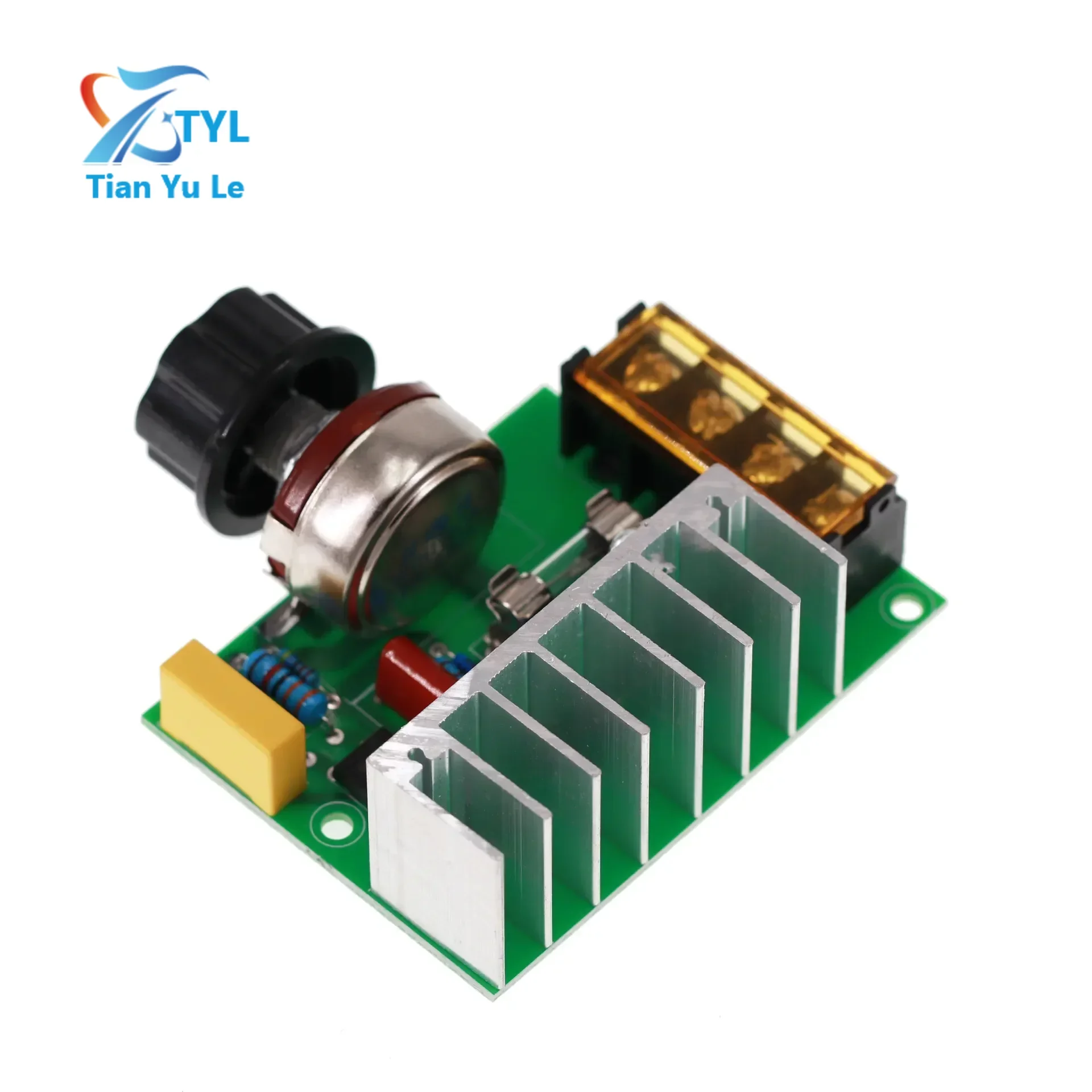 4000W 0-220V AC SCR Electric Voltage Regulator Motor Speed Controller Dimmers Dimming Speed With Temperature Insurance