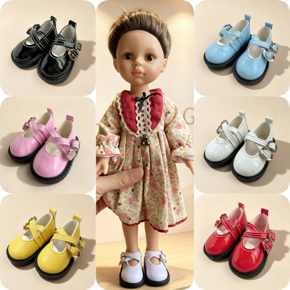 New 6.5cm Cute Mary Jane Doll Shoes for 1/4 Scale Paola Reina Mia Corolle - Girls Fashion Toy Doll Footwear Accessories Gift