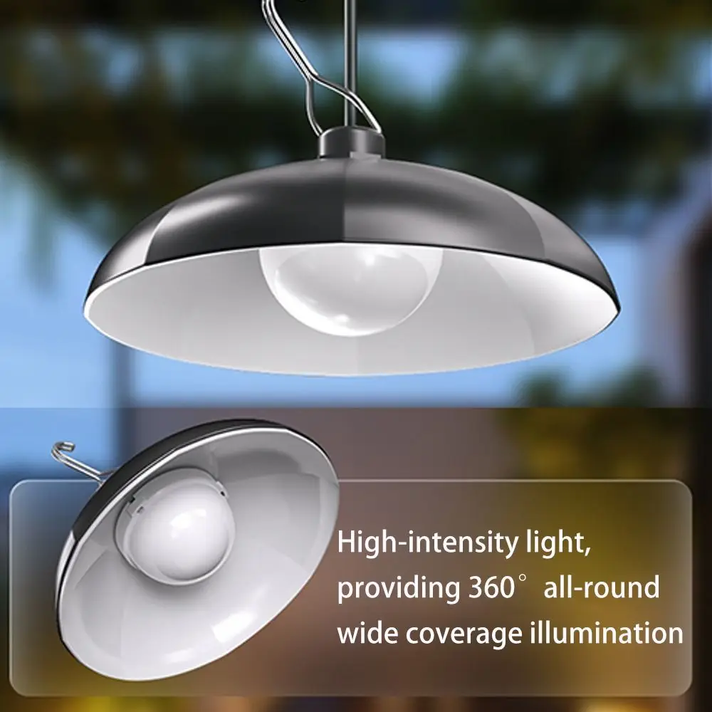 

Легкоустанавливаемый солнечный подвесной светильник с одной/двумя головками, на солнечной батарее, с пультом ДУ, солнечная люстра для сада