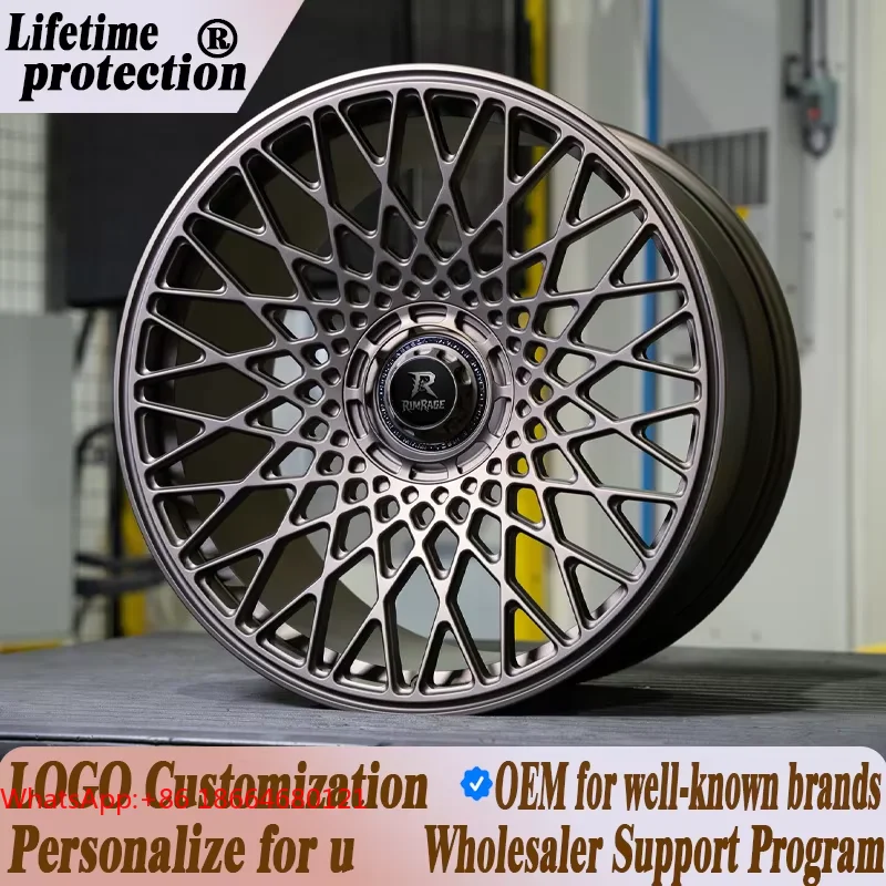 16-24 Inch Mesh Custom Forged Alloy Wheel Rims 5x114.3 5x120 5x130 For G550 GLS450 911 992 718B8,B9,C7,C8,Q5 FY