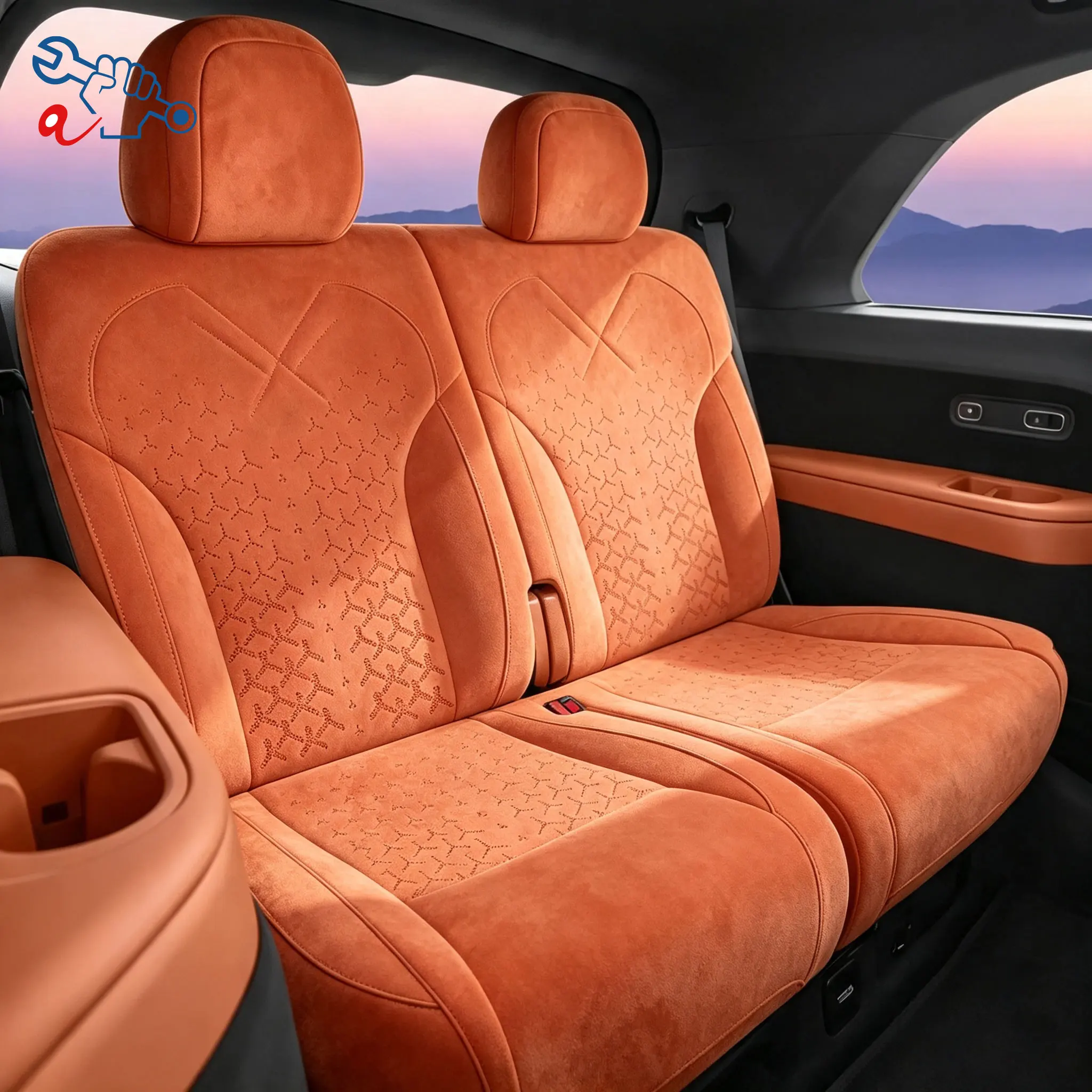 Left-Drive Car Seat Cover For Li Auto L8 2025 Custom Fit Seat Cover Full Surrounded Seat Protection Cushion Auto Interior