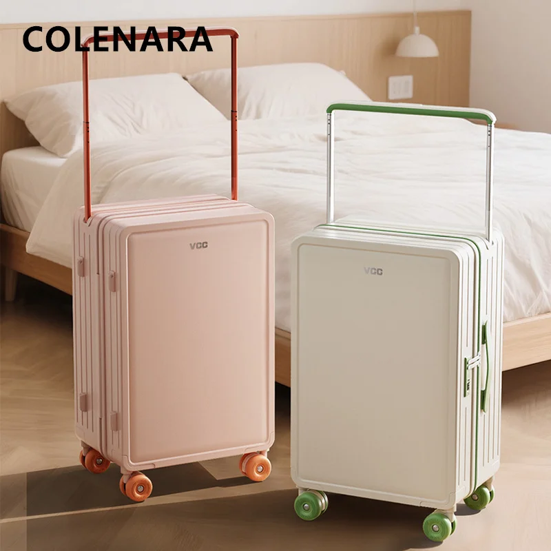 COLENARA ABS+PC Suitcase Large Capacity Trolley Case 20 Inches Boarding Box 24