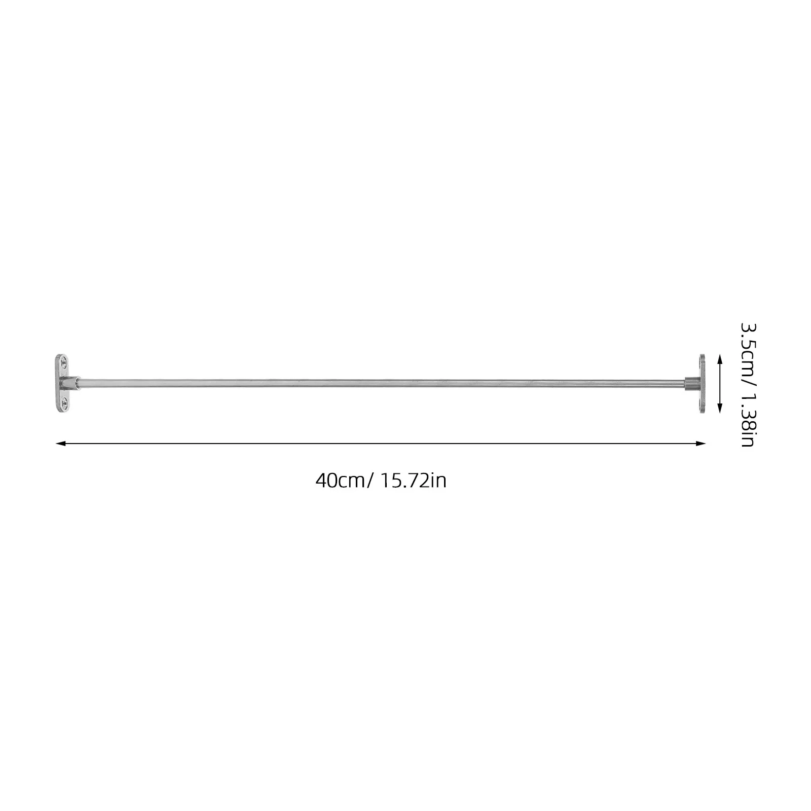Stainless Steel Hanging File Folder Bar Heavy Duty Cabinet Drawer Organizer Universal Storage Rod Support