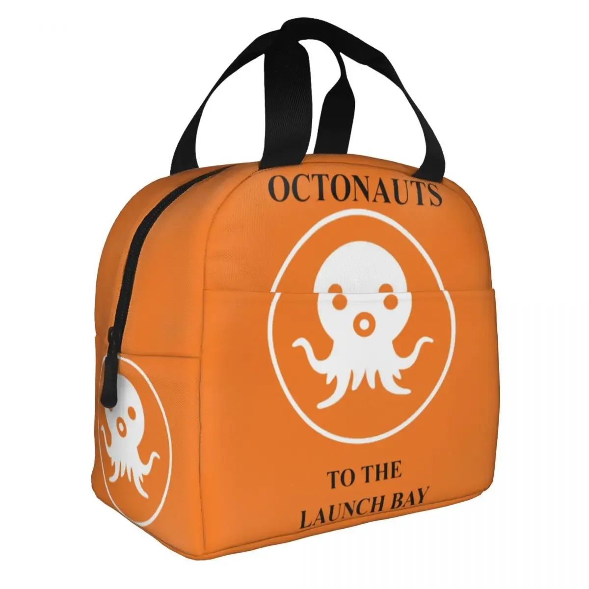 The Octonauts To The Launch Bay Insulated Lunch Bags Cartoon Anime Meal Container Cooler Bag Tote Lunch Box School Food Handbags