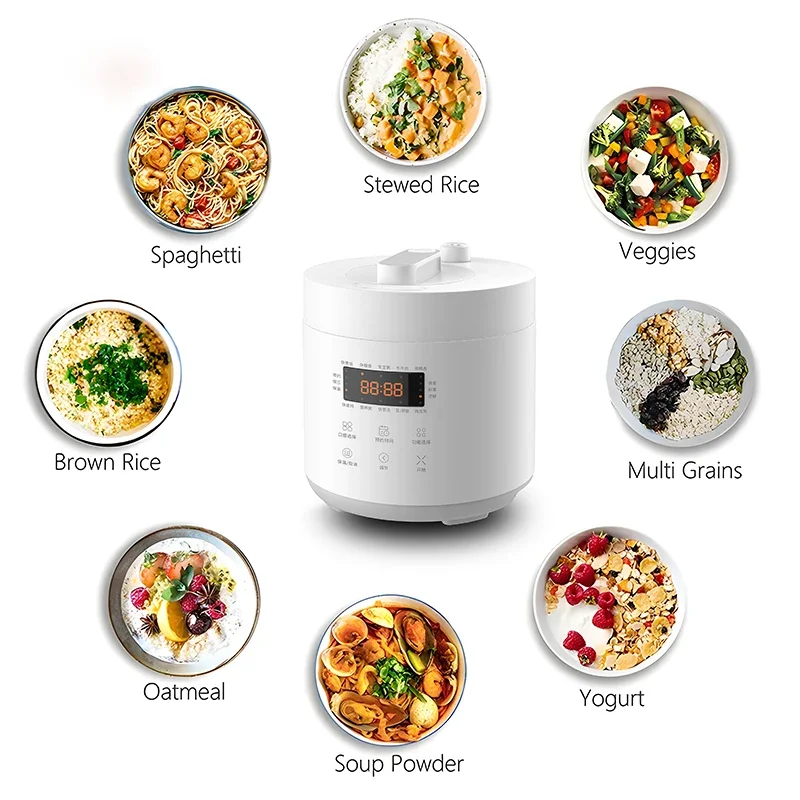High Pressure Cookers Rice Cooker Home Small Smart Digital Multi Function Electric Pressure Cooker