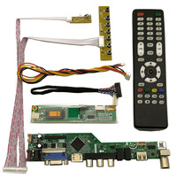 Monitor Kit for B141EW04 V3 / B141EW04 V4 /B141EW04 V5 TV+HDMI+VGA+AV+USB Controller Board Driver 1280x800 LCD LED Screen