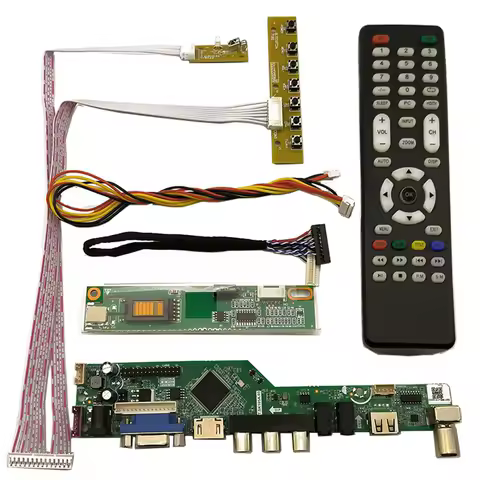 TV Monitor Kit for LP154W01-A1 A3 A4 A3 TLA2 TLA3 TLA8 TLA9 1280*800 HDMI-VGA-AV-USB Controller Board Driver LCD Screen 30Pins