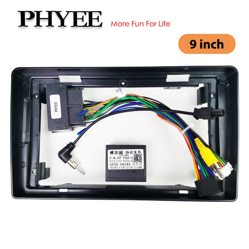 Quadlock Wiring Harness CAN Bus Decoder Panel Frame, BSI SWC Retention, P&P 16Pin, for Citroen Berlingo B9 Peugeot Partner 09-18