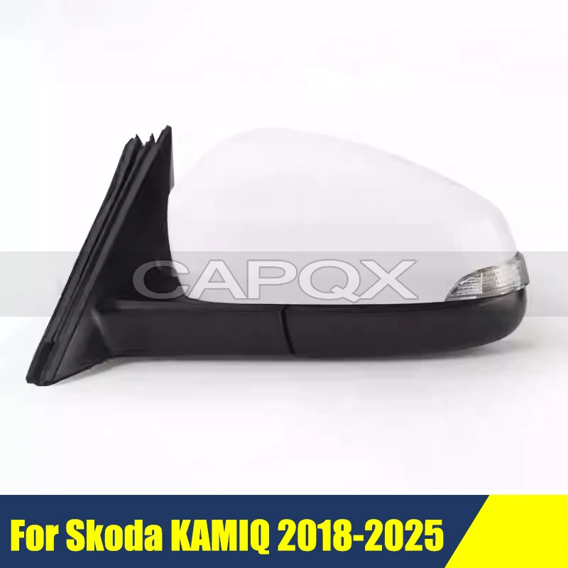 

Side Rearveiw Mirror For Skoda KAMIQ 2018-2025 Side Rear View Mirror With Folding