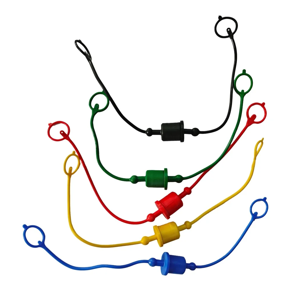 

Hydraulic Dust Cap for Quick Connectors 12 Inch Flat Face Coupler Male Female Compatible with 1/2 Thread Interface