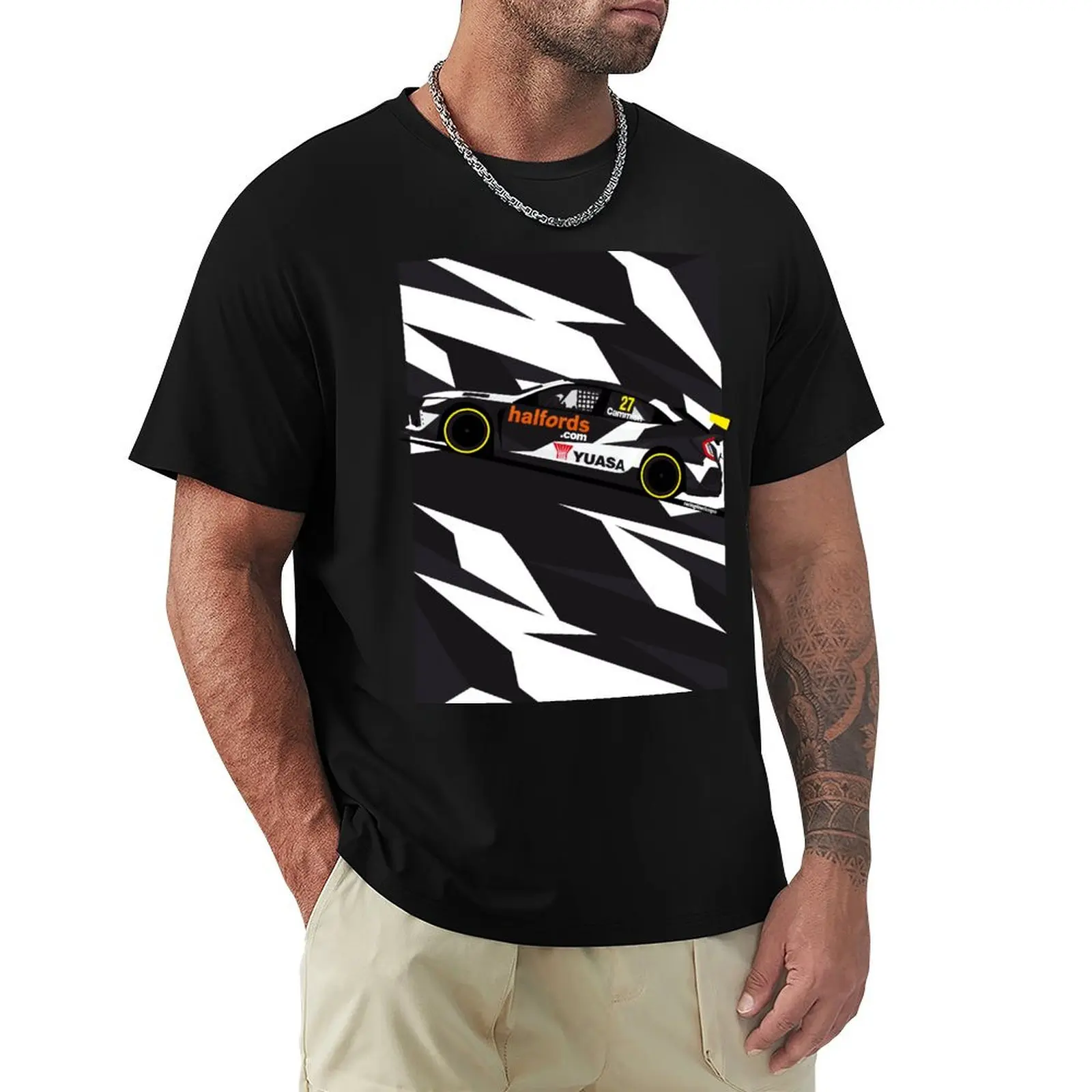 Camiseta Halfords Yuasa Dan Cammish 2020 com estampa estilo retrô casual