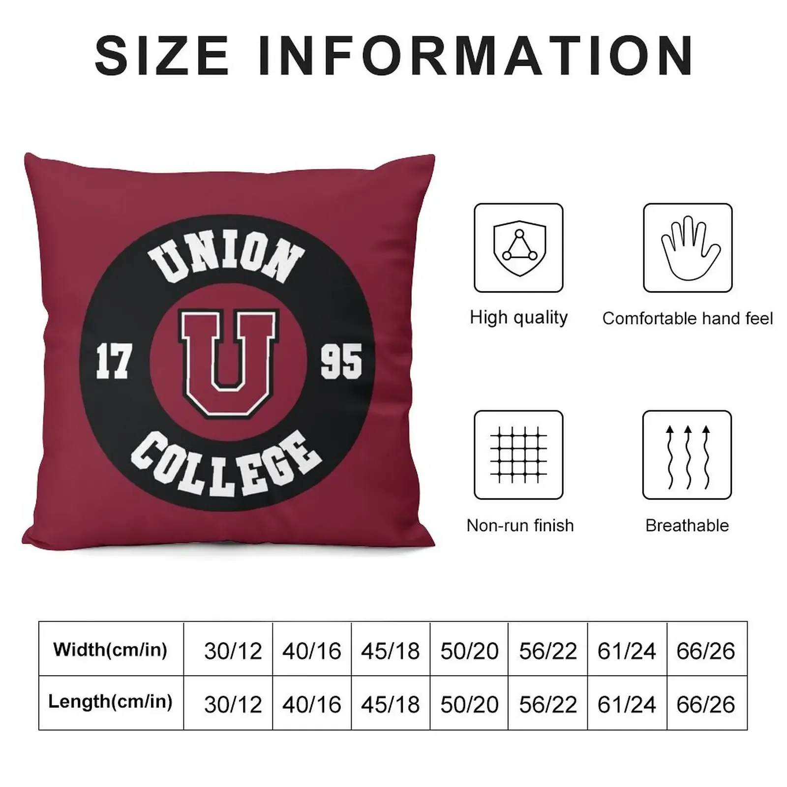 Union Dutchmen Throw Pillow covers for pillows Cushion Cover Plaid Sofa pillow