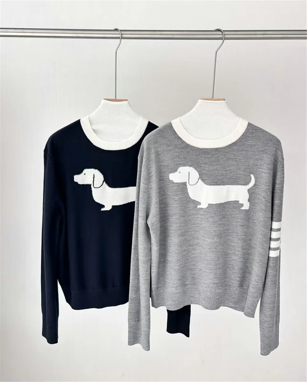 

25 Autumn/Winter New Women's Round Neck Wool Long Sleeve Knitted Base Sweater