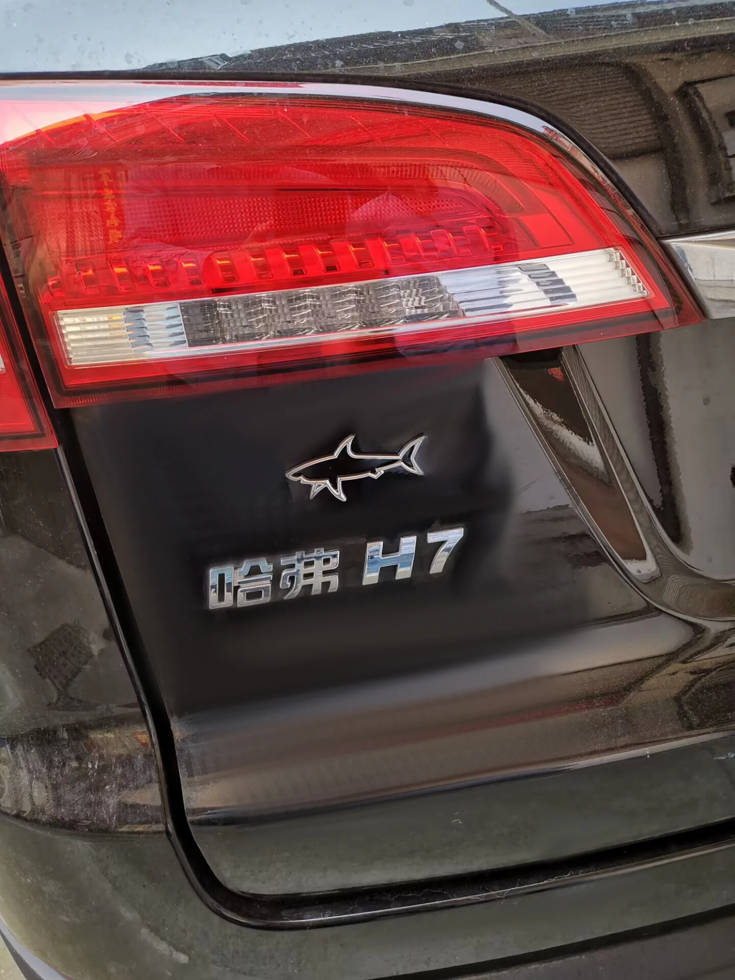 

Personalized car stickers Harvard Car Metal hollowed-out shark sticker for car fender, shark gills modification and decoration