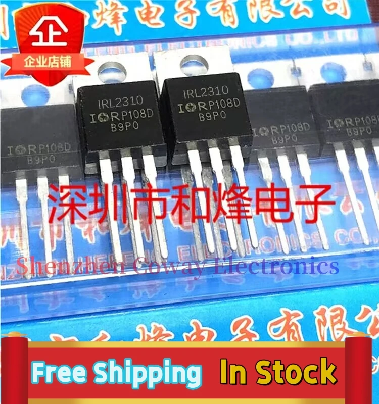 10PCS-30PCS  IRL2310  TO-220 MOS 100V 40A   In Stock Fast Shipping