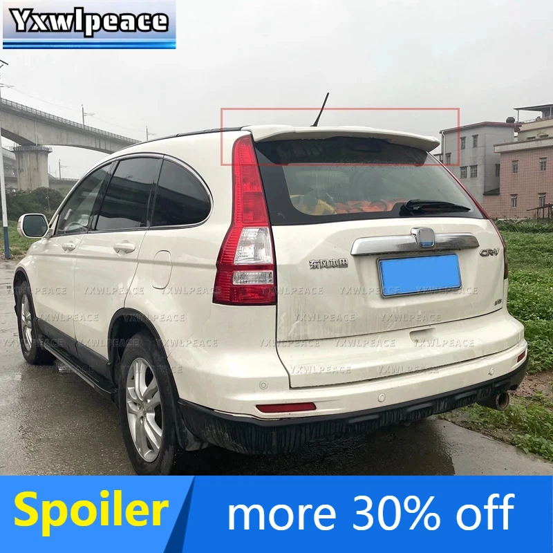 

For Honda CR-V CRV 2007 2008 2009 2010 2011 ABS Plastic Primer Color Rear Trunk Roof Spoiler Car Decoration Accessories