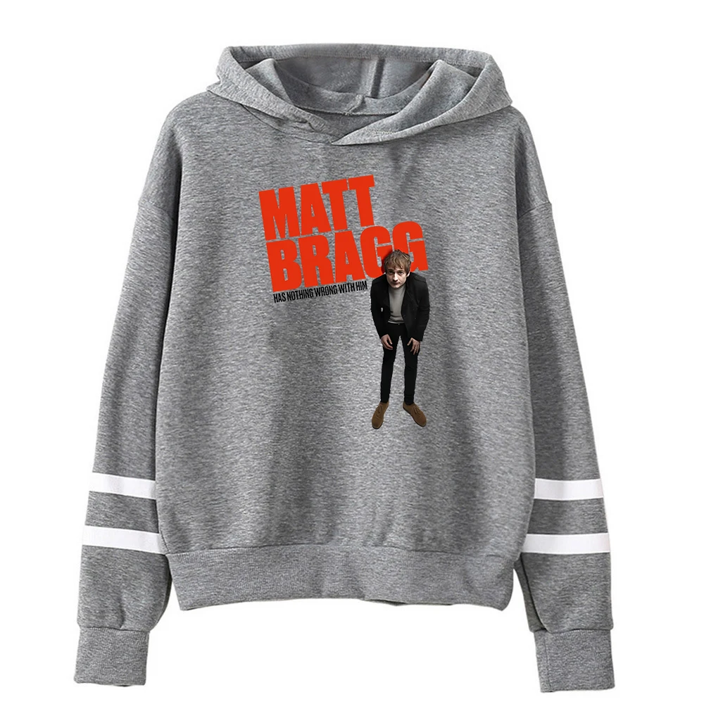 Matt Bragg Has Nothing Worng With Him Tour Hoodie Pocketless Parallel Bars Sleeve Streetwear Women Men Hooded Sweatshirts