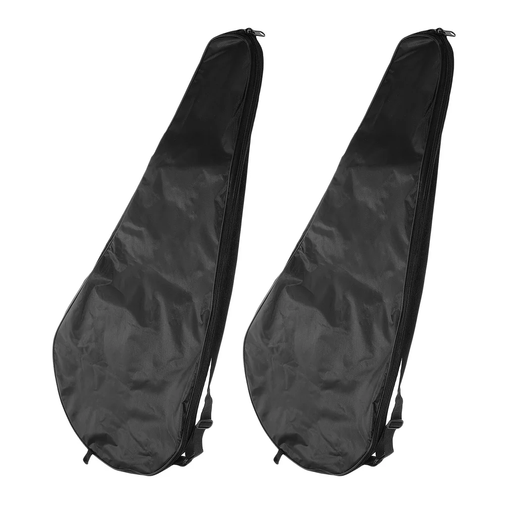 

2 шт., сумка для теннисных ракеток, легкая ткань Оксфорд, одинарный плечевой ремень, портативная сумка для теннисных ракеток для занятий спортом на открытом воздухе