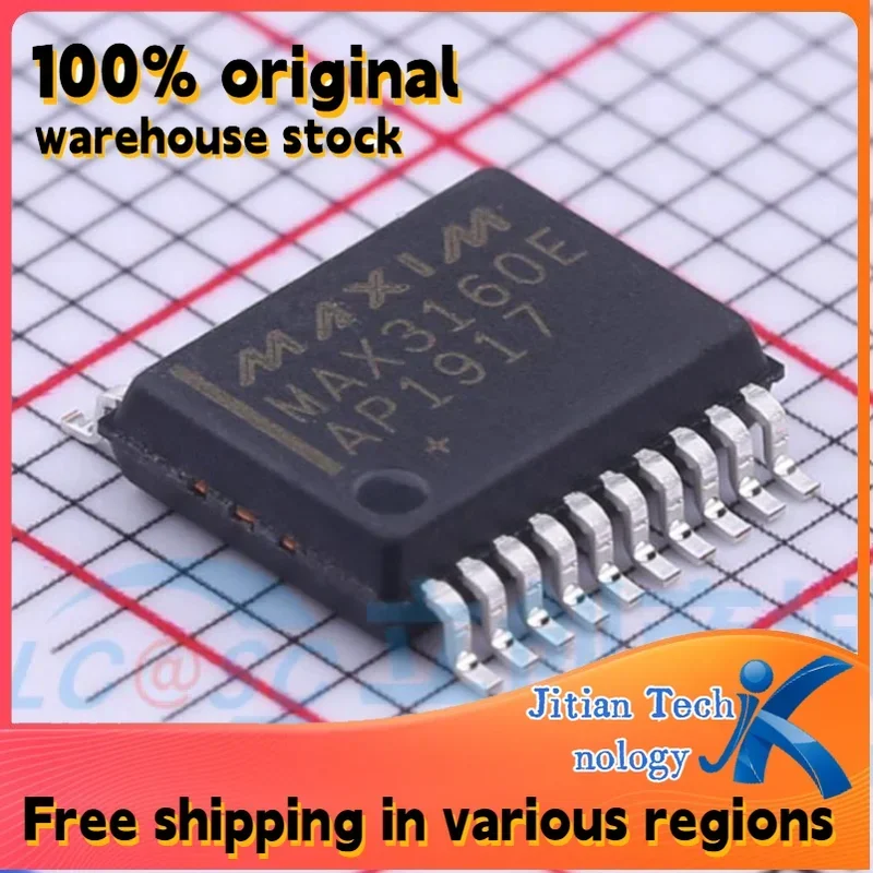 1PCS MAX3160EAP+T MAX3160E SSOP-20 100% original inventory High-Quality Electronic Component