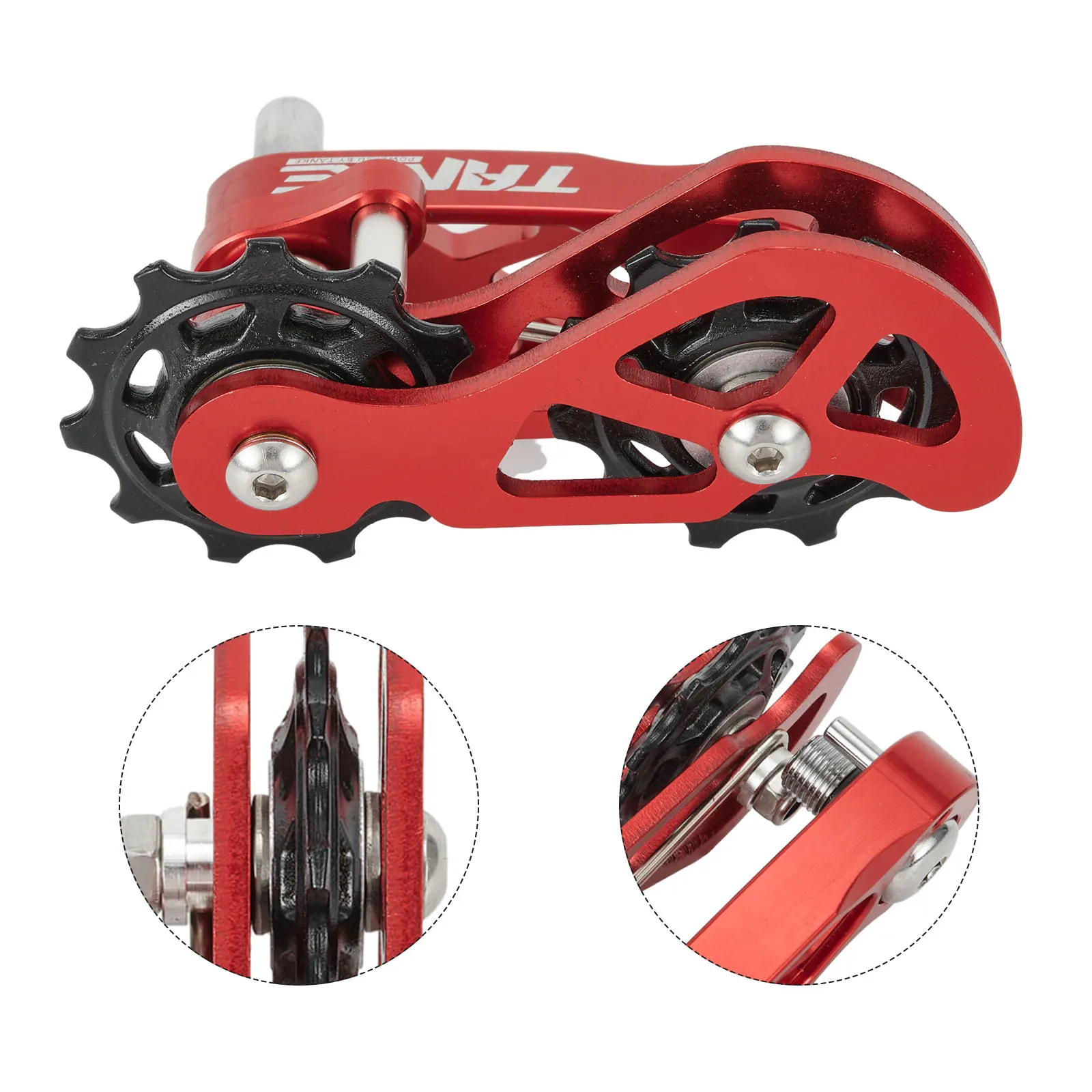 Mountain Bikes 8-12Speed Chain Tensioner Chain Guide Bicycle Accessories CNC Machining Pulley Black/Red/Blue/Purple Bikes Parts