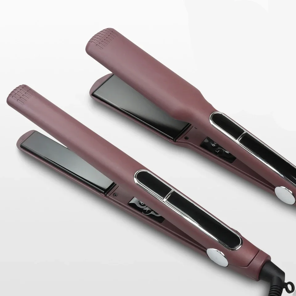 Intelligent Dry Wet Thermostatic Electric Ceramic Flat Iron Hair Straightener Newest Product with LCD Display Car Application