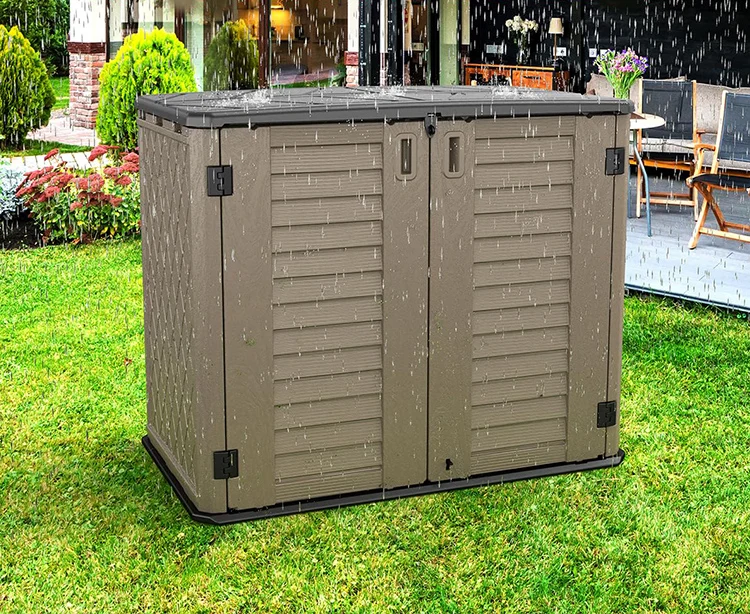 Outdoor cabinet, waterproof, sun proof, courtyard balcony storage garden tool