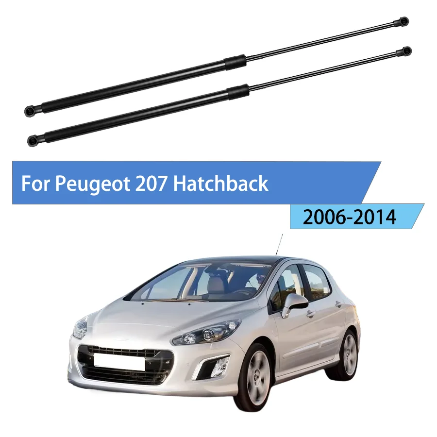 

2pcs Tailgate Rear Boot Gas Struts Springs for Peugeot 207 2006-2014 Hatchback