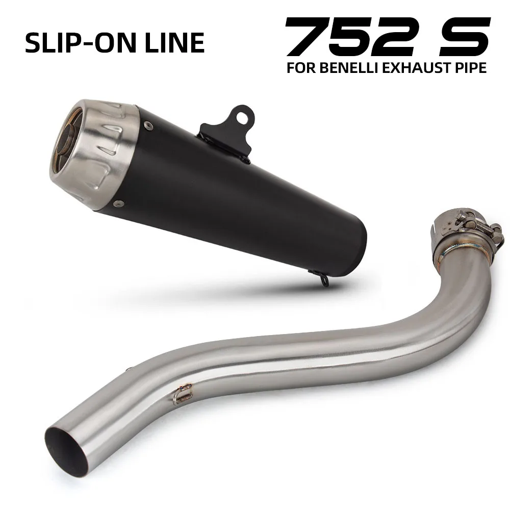 752S Exhaust Muffler For Benelli 752-S BJ752 Motorcycle Slip on Line Exhausts Pipe Sport Street Bike Pro Race Tail Tube