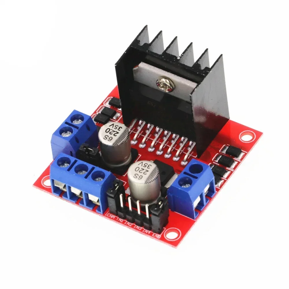 1 pz L298N Modulo Driver Motore DC Ad Alta Potenza L298 motore passo-passo smart car robot breadboard peltier per Arduino