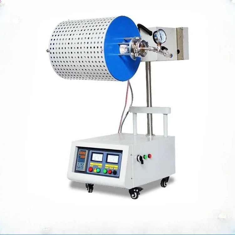 1200 ℃ small vertical vacuum tube furnace vertical space-saving multi-atmosphere scientific research special