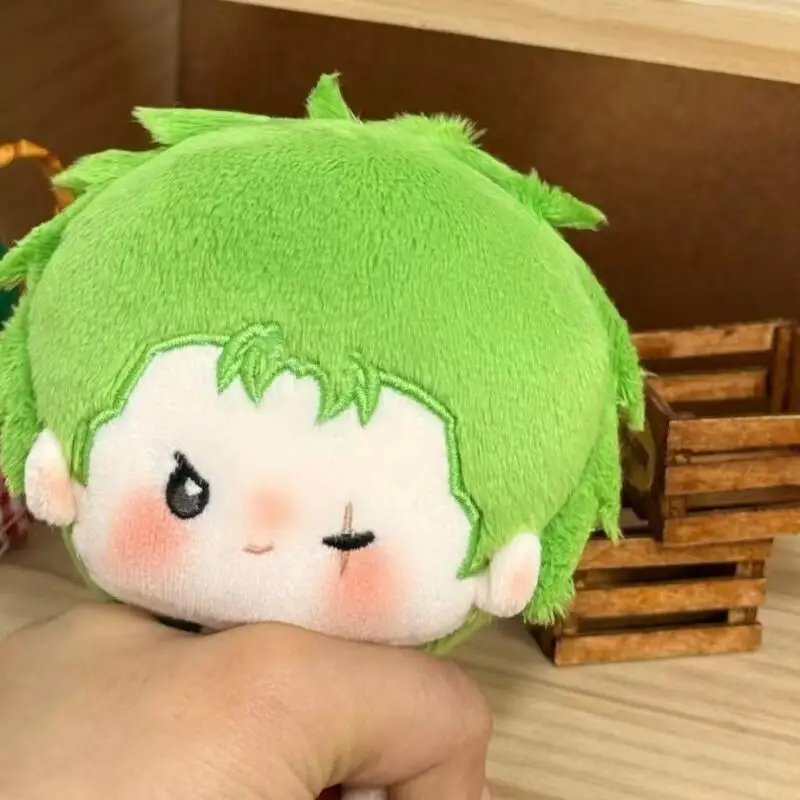 10Cm One Piece Roronoa Zoro Plush Fill Doll Hug Pillow Bed Decoration Accompanied By Toy Desktop Ornament Girl Boy Holiday Gift view 2