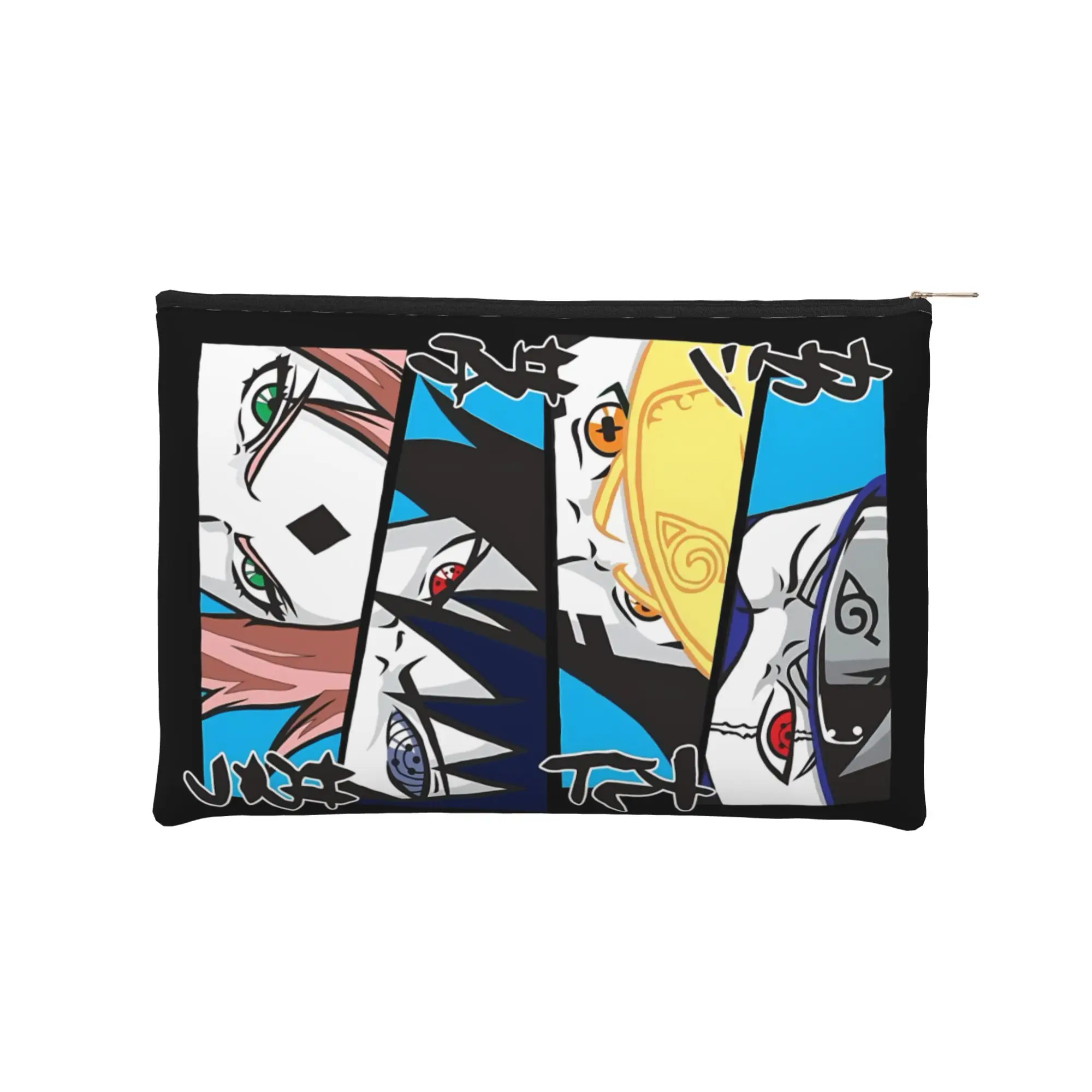 anime Lightweight Cute pouch Naruto anime comic Makeup Bag  Toiletry Bag with Zipper Travel Cosmetic Pouch