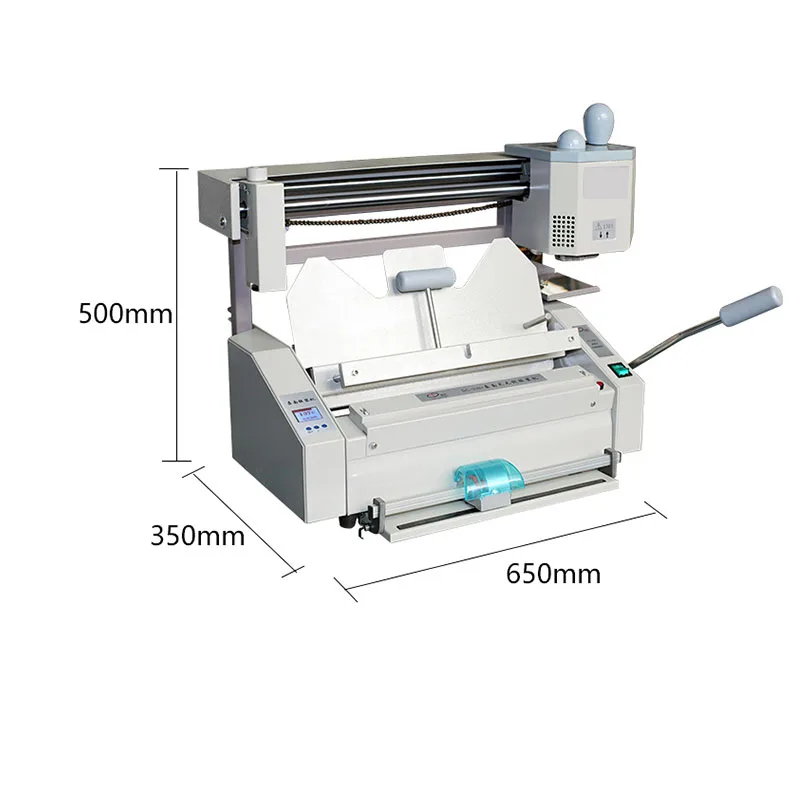 DC-30B + A4 شكل لاسلكي دليل سطح المكتب آلة توزيع الغراء الصغيرة وثائق العطاء كتب أوراق صمغ يسيح بالحرارة آلة توزيع الغراء