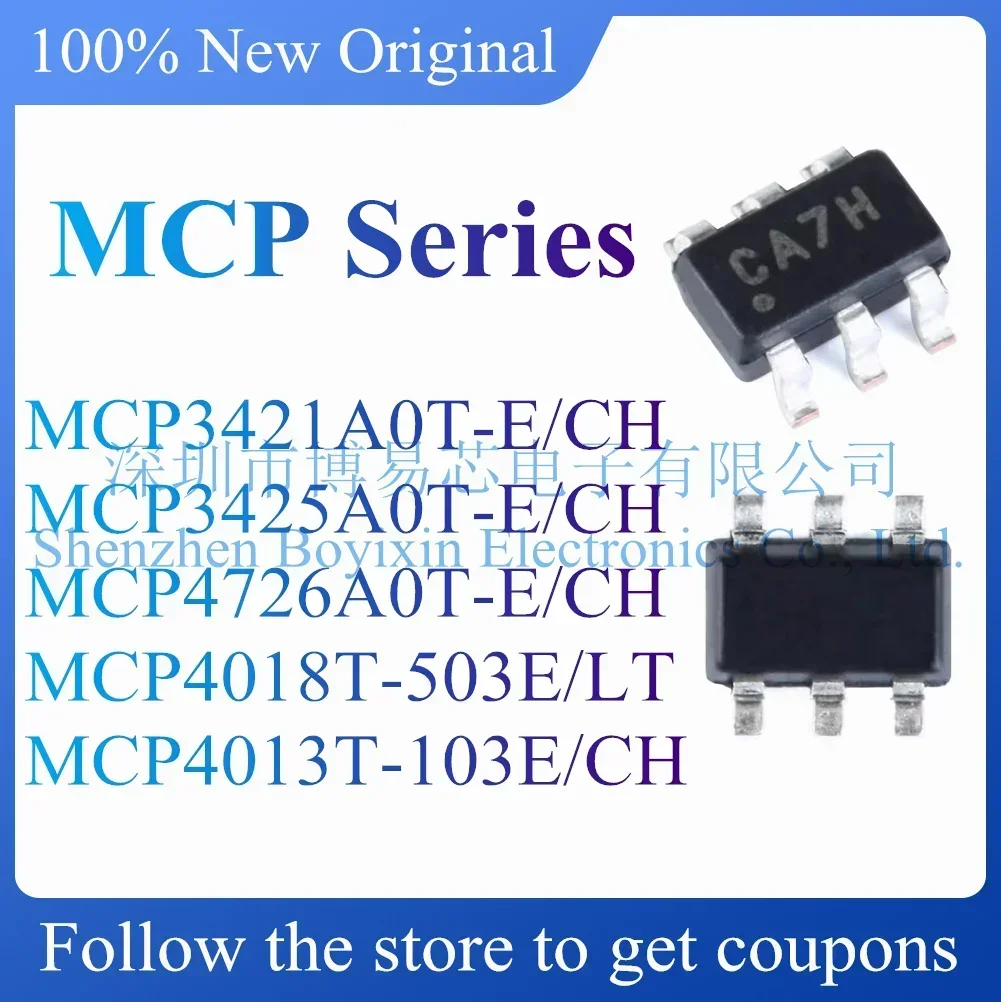 

Evaluation Board MCP3421A0T-E/CH MCP3425A0T-E/CH MCP4726A0T-E/CH MCP4018T-503E/LT MCP4013T-103E/CH