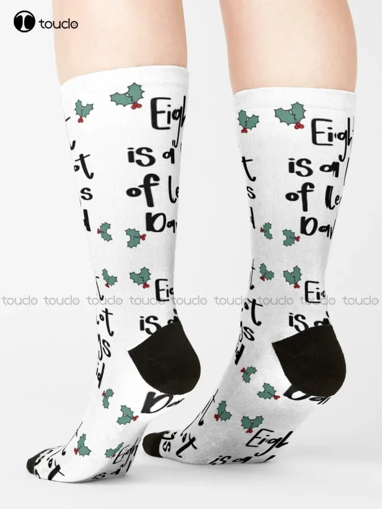 Eight Is A Lot Of Legs David Socks Womens Black Socks Unisex Adult Teen Youth Socks Christmas Gift Custom Hd High Quality Sock