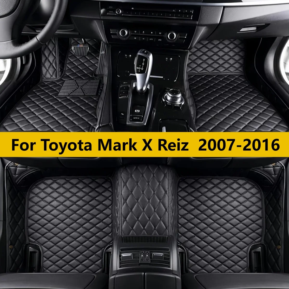 Car Floor Mats For Toyota Mark X Reiz 2007 2008 2009 2010 2011 2012 2013 2014 2015 2016 Carpets Rugs Foot Pads Accessories