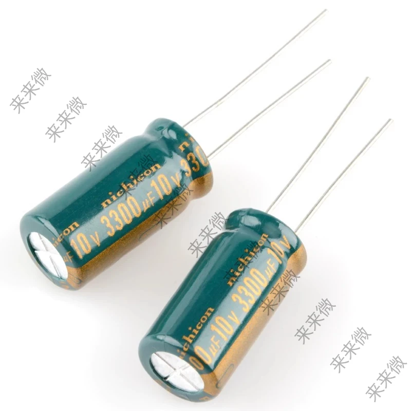 10pcs Electrolytic capacitor 10V3300UF volume 10 * 20MM
